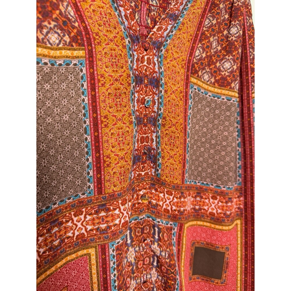 Rose and Olive Women's 3x Button Up Blouse - Picture 6 of 7